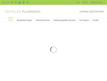 Tablet Screenshot of detailed-planning.co.uk